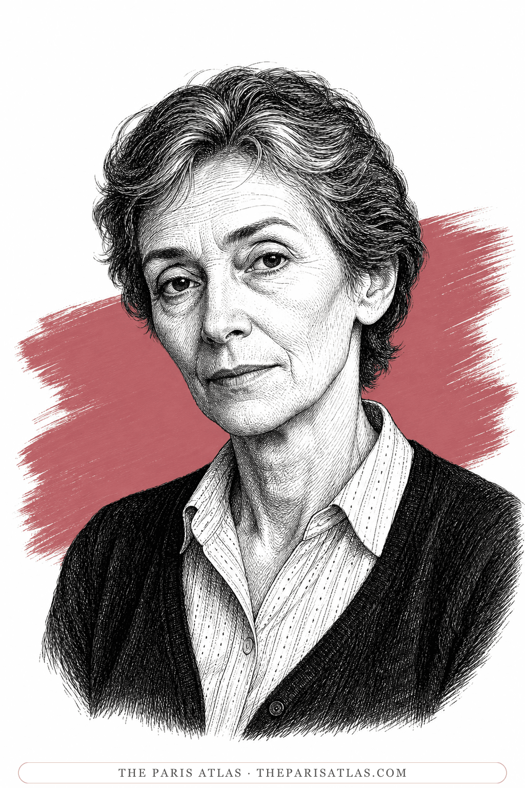 Illustrated portrait of Wanda Kosakiewicz