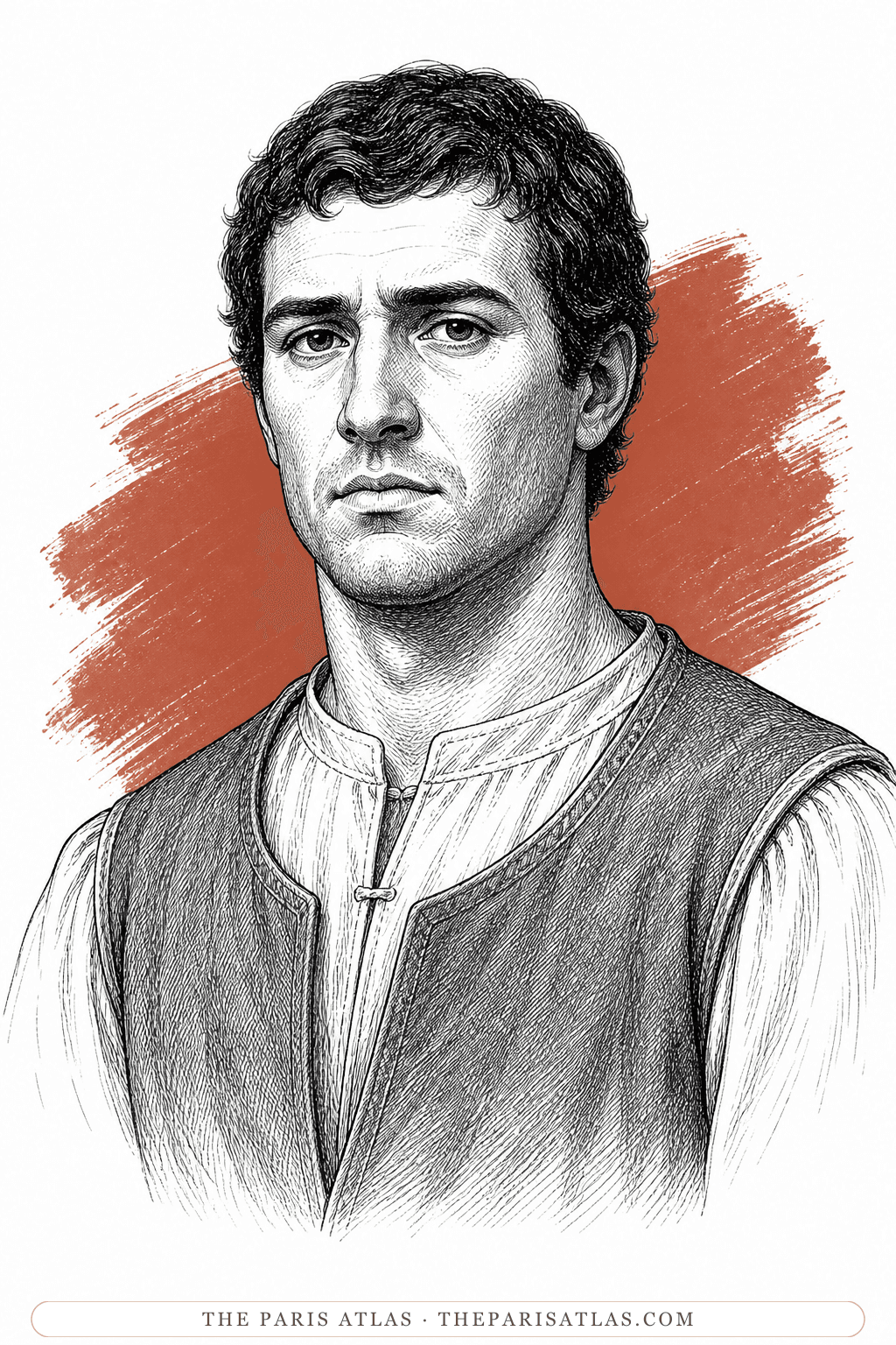 Illustrated portrait of Antonio