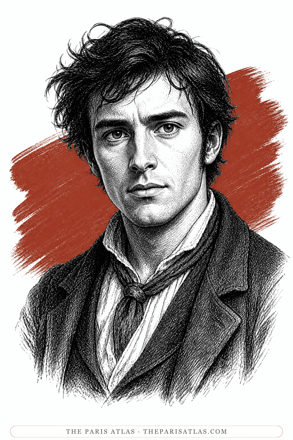 Illustrated portrait of Armand