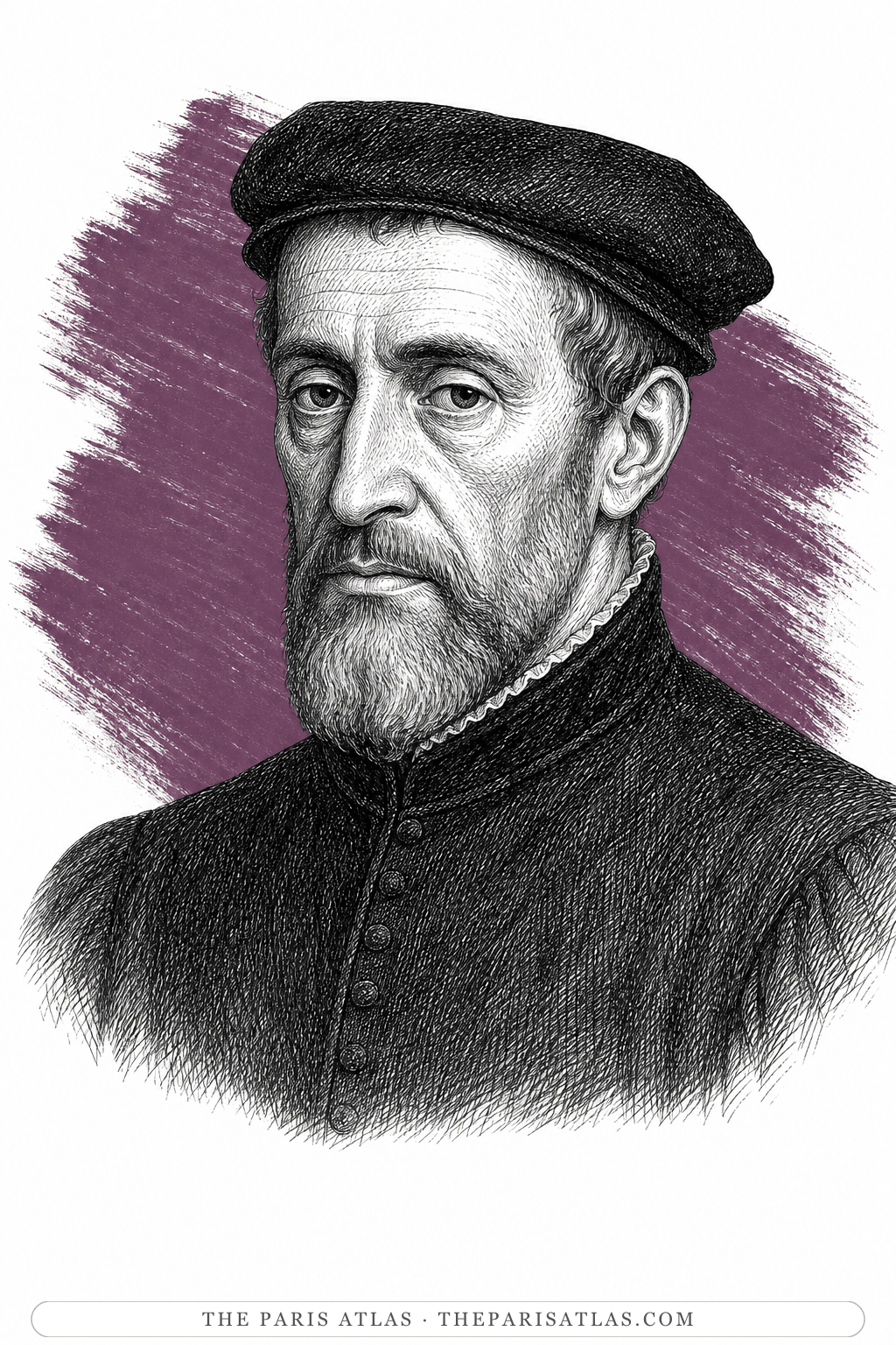 Illustrated portrait of Charles V