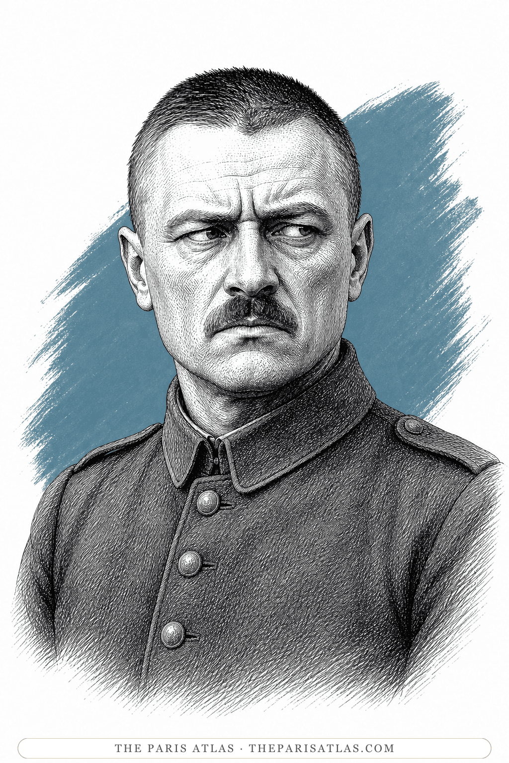 Illustrated portrait of Corporal Himmelstoss
