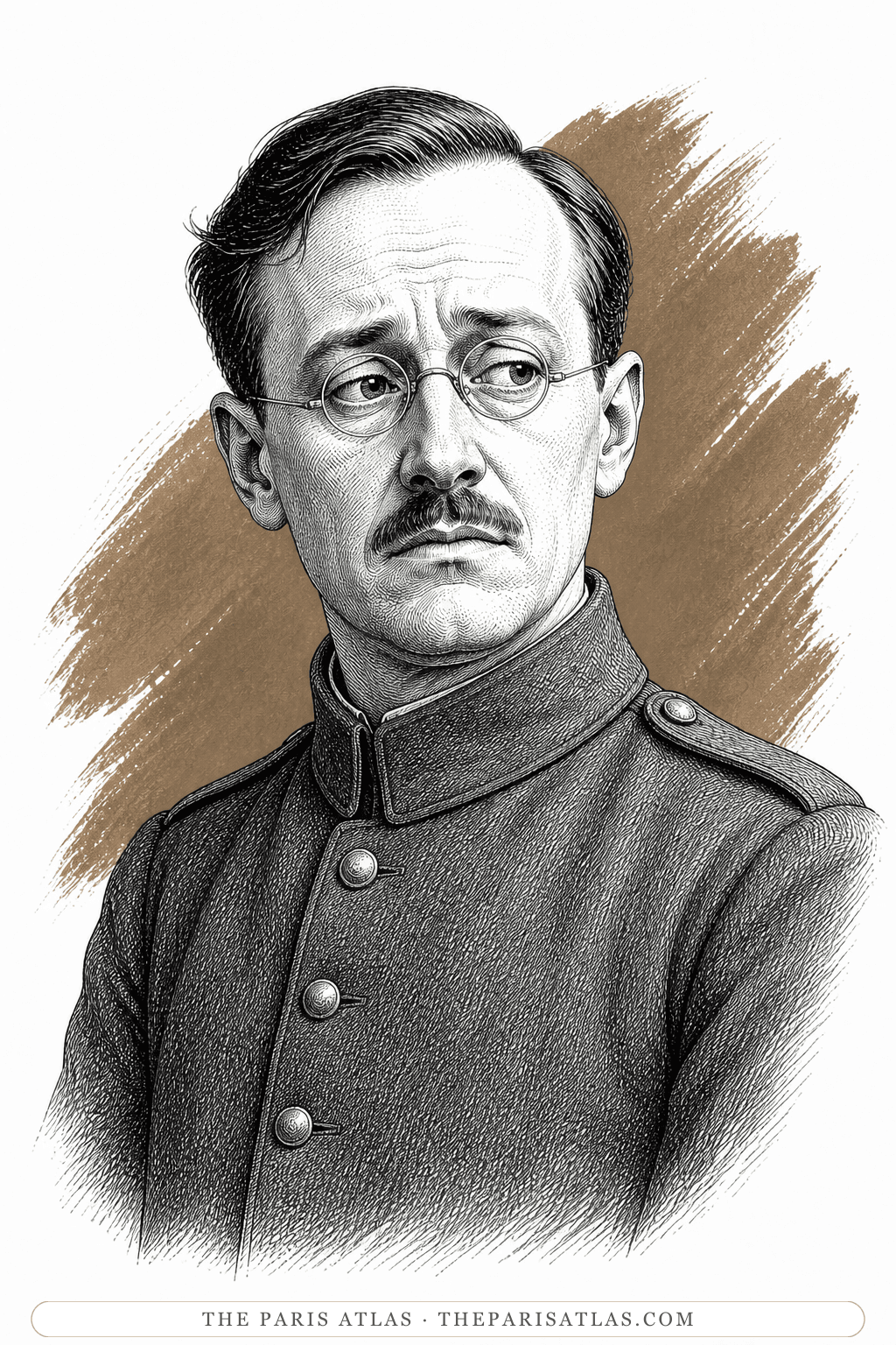 Illustrated portrait of Kantorek
