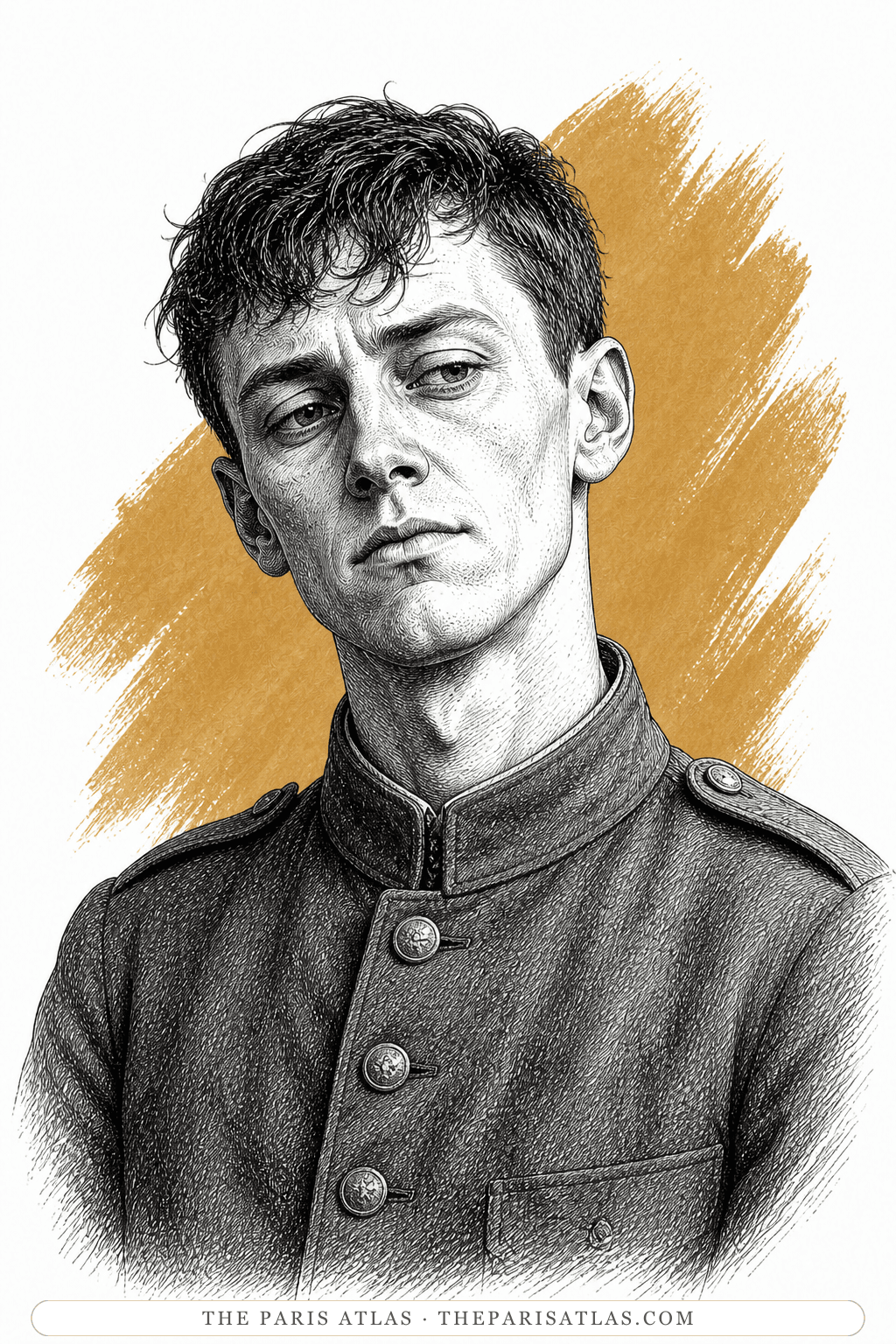 Illustrated portrait of Tjaden