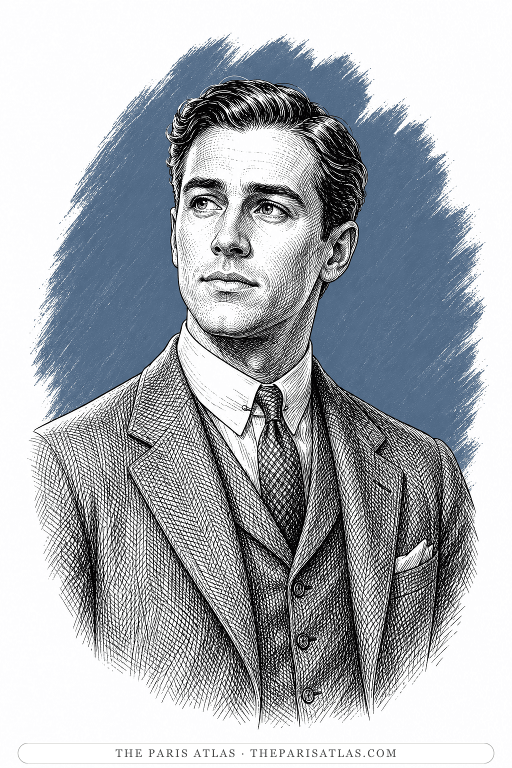 Illustrated portrait of Dexter Green
