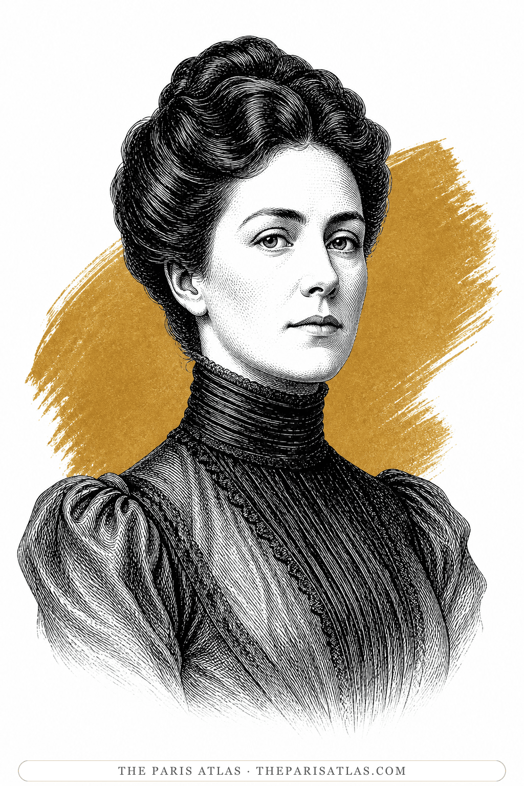 Illustrated portrait of Lady Gertrude Chiltern