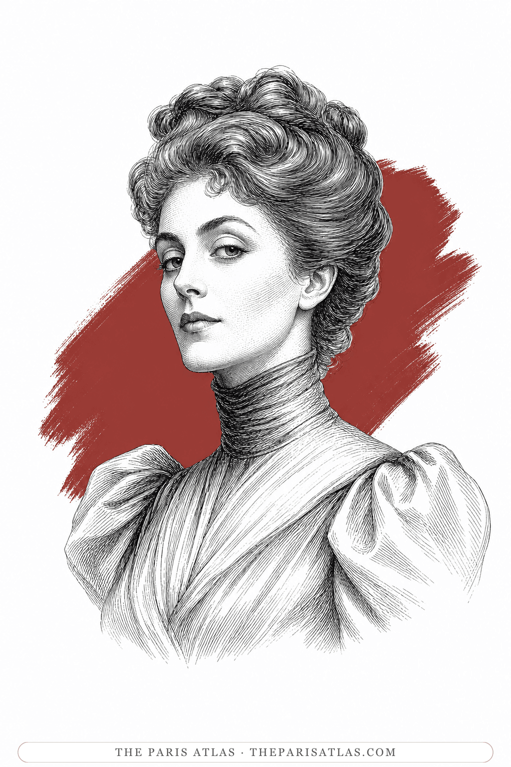 Illustrated portrait of Mrs Laura Cheveley