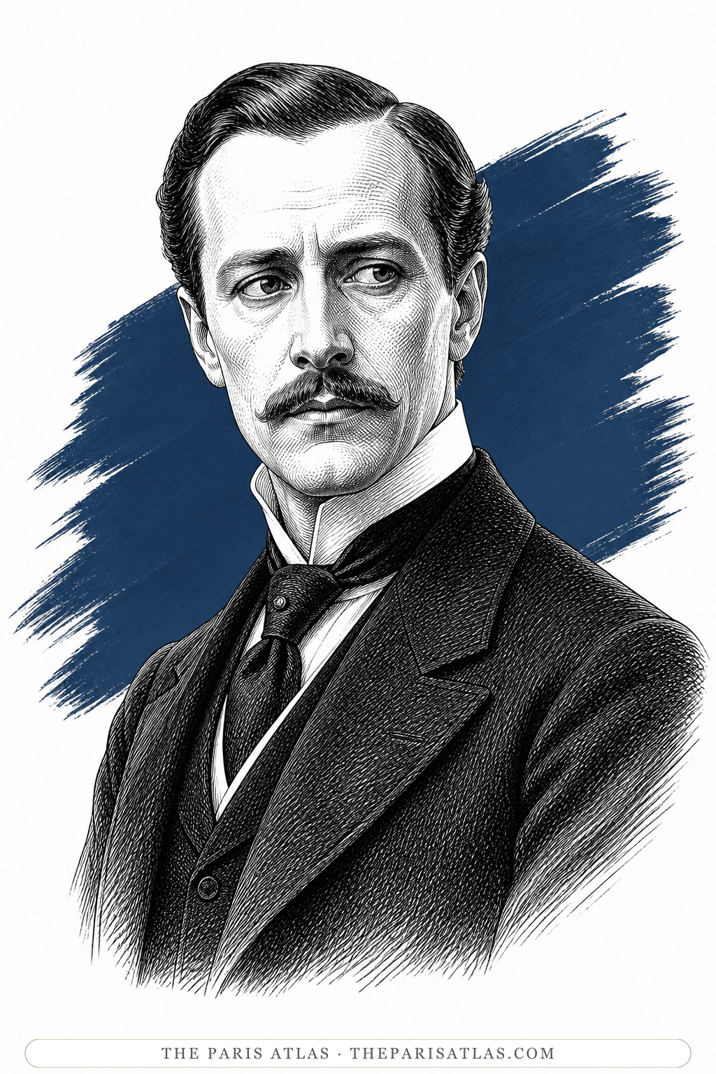 Illustrated portrait of Sir Robert Chiltern