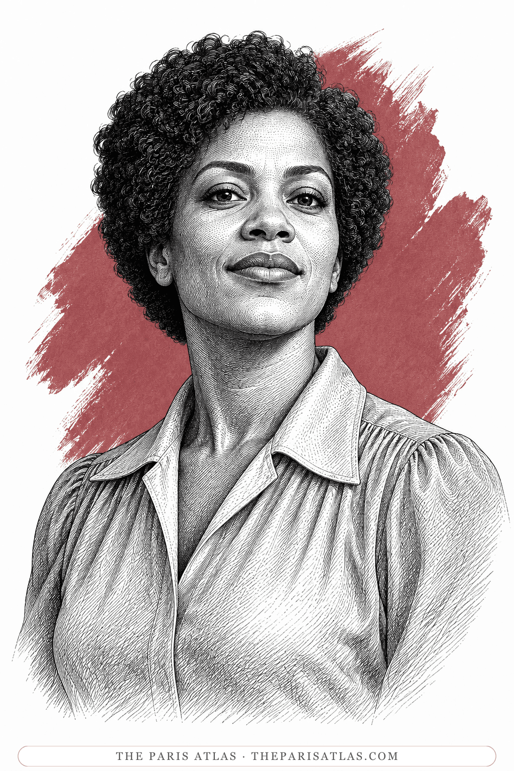 Illustrated portrait of The speaker of Still I Rise