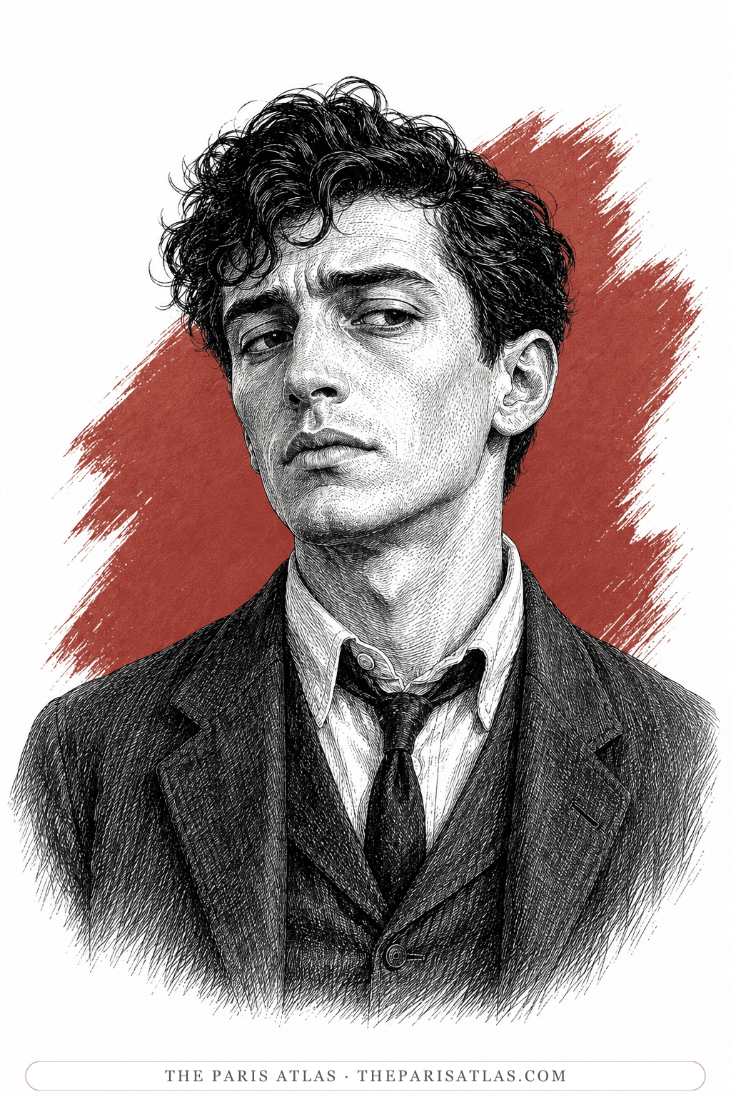 Illustrated portrait of Arturo Bandini