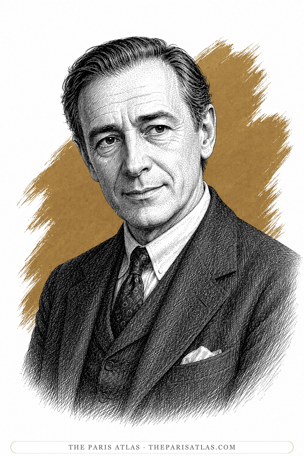 Illustrated portrait of J. C. Hackmuth