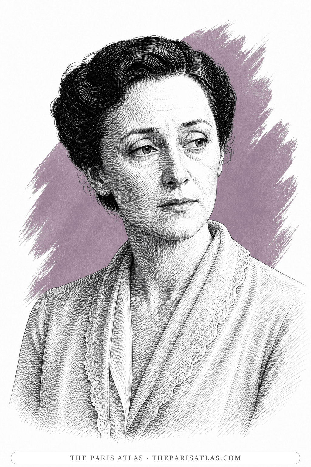 Illustrated portrait of Emily Tallis
