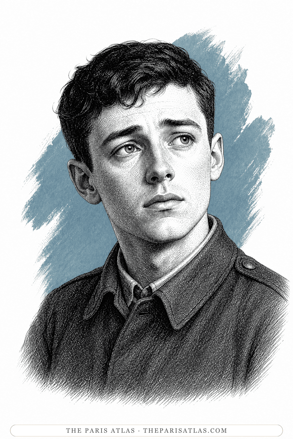 Illustrated portrait of Luc Cornet