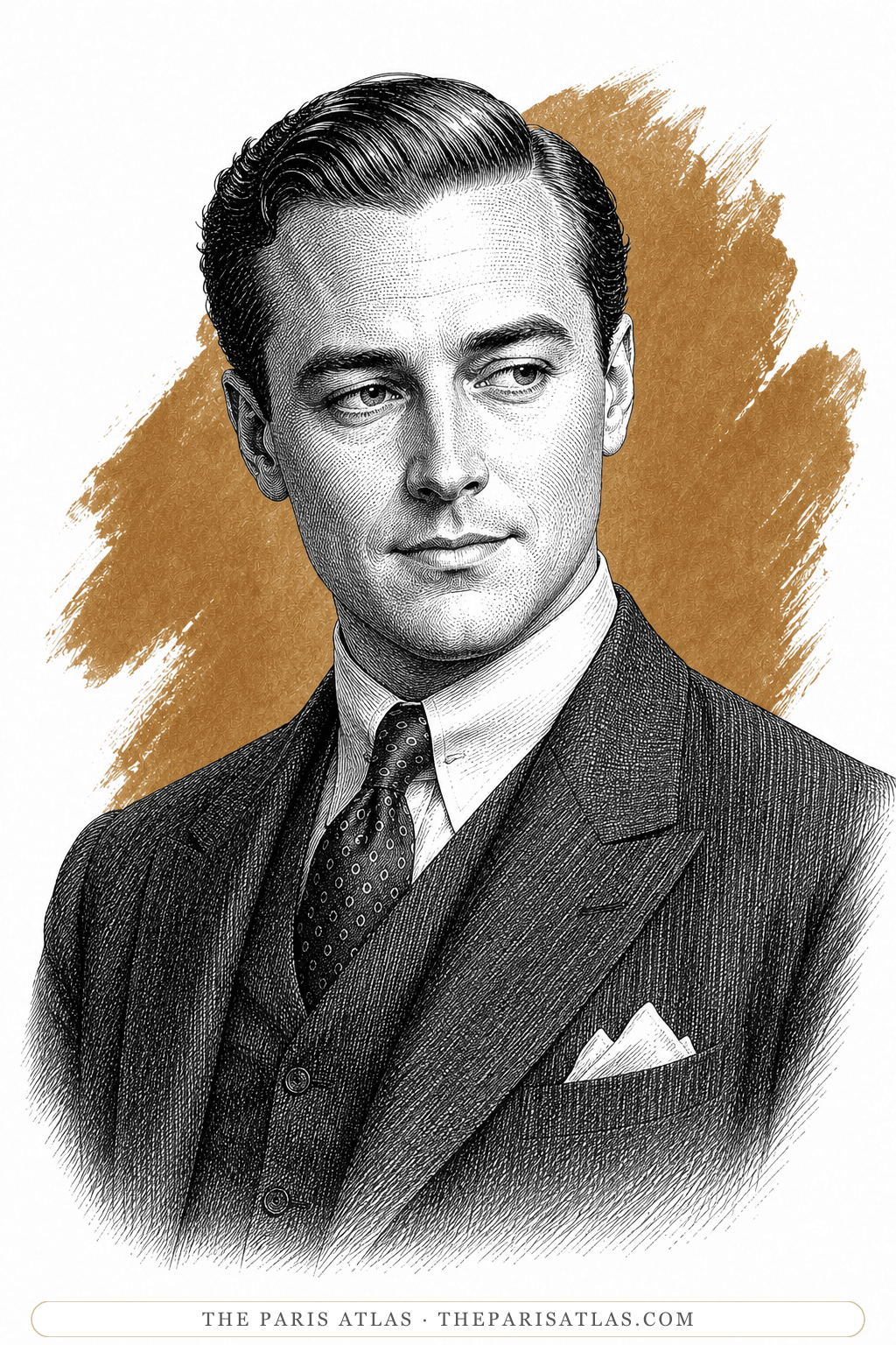 Illustrated portrait of Paul Marshall