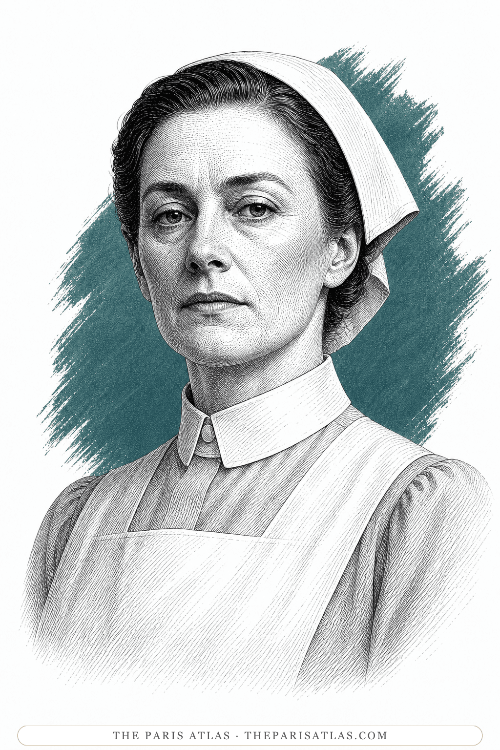 Illustrated portrait of Sister Marjorie Drummond