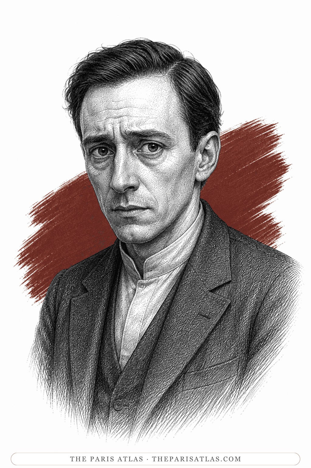 Illustrated portrait of Bernard Marx