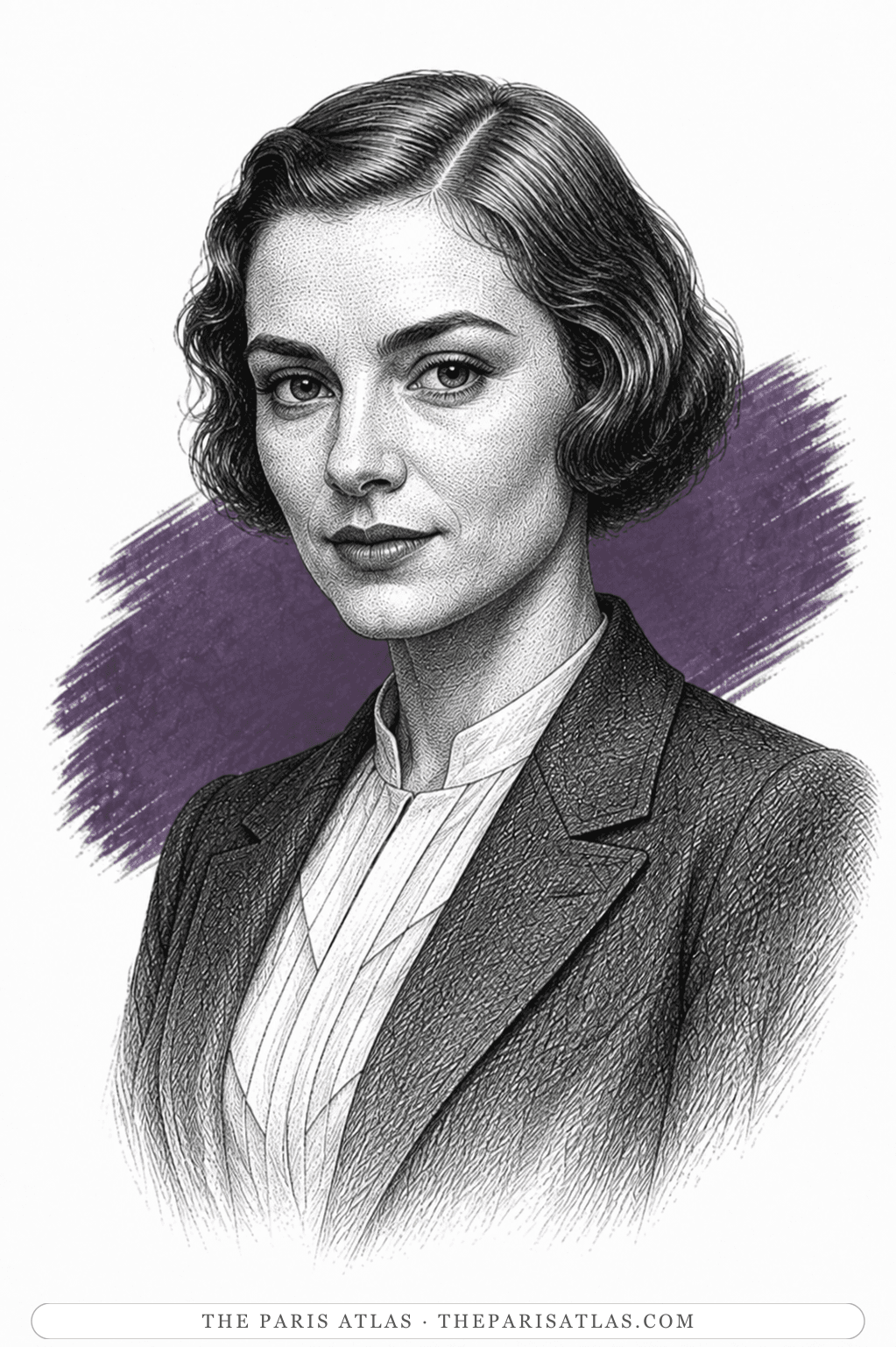 Illustrated portrait of Lenina Crowne