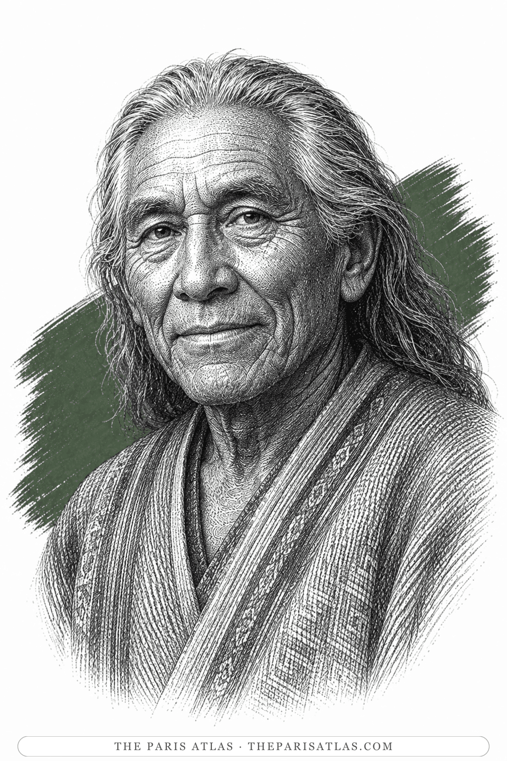 Illustrated portrait of Mitsima