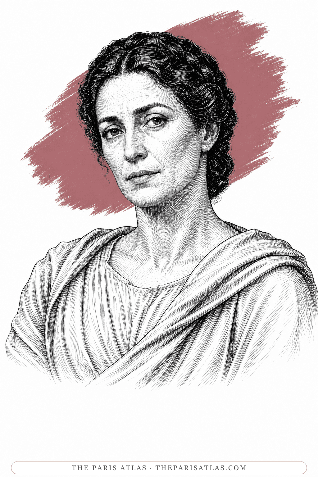 Illustrated portrait of Caesonia