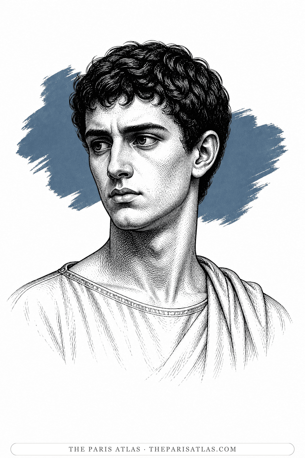 Illustrated portrait of Scipio