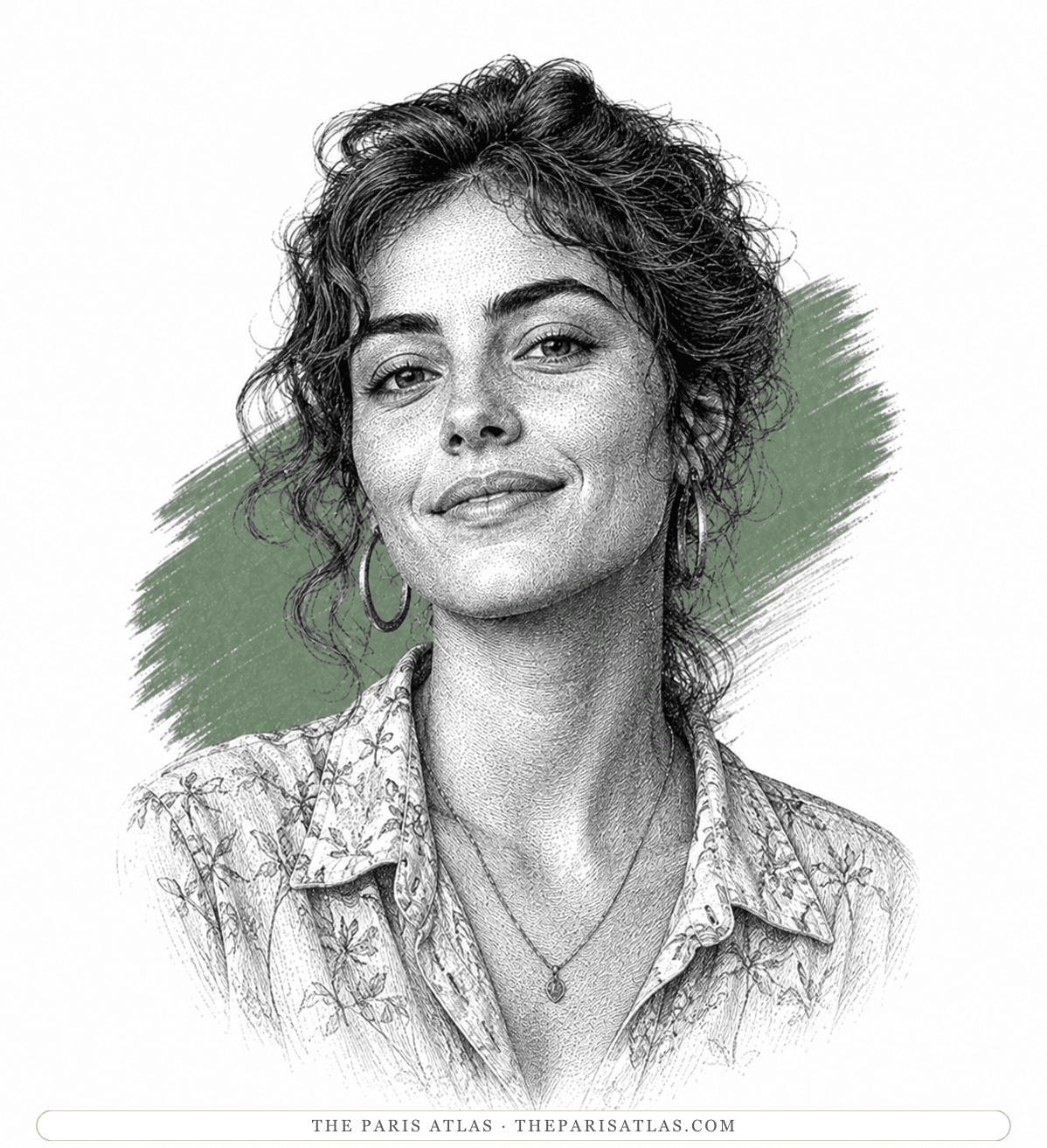 Illustrated portrait of Chiara