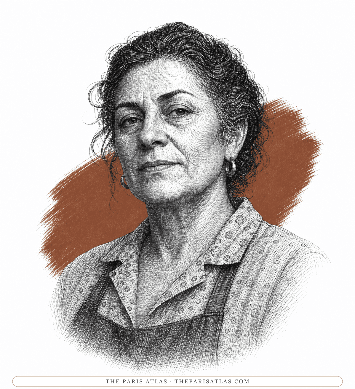 Illustrated portrait of Mafalda