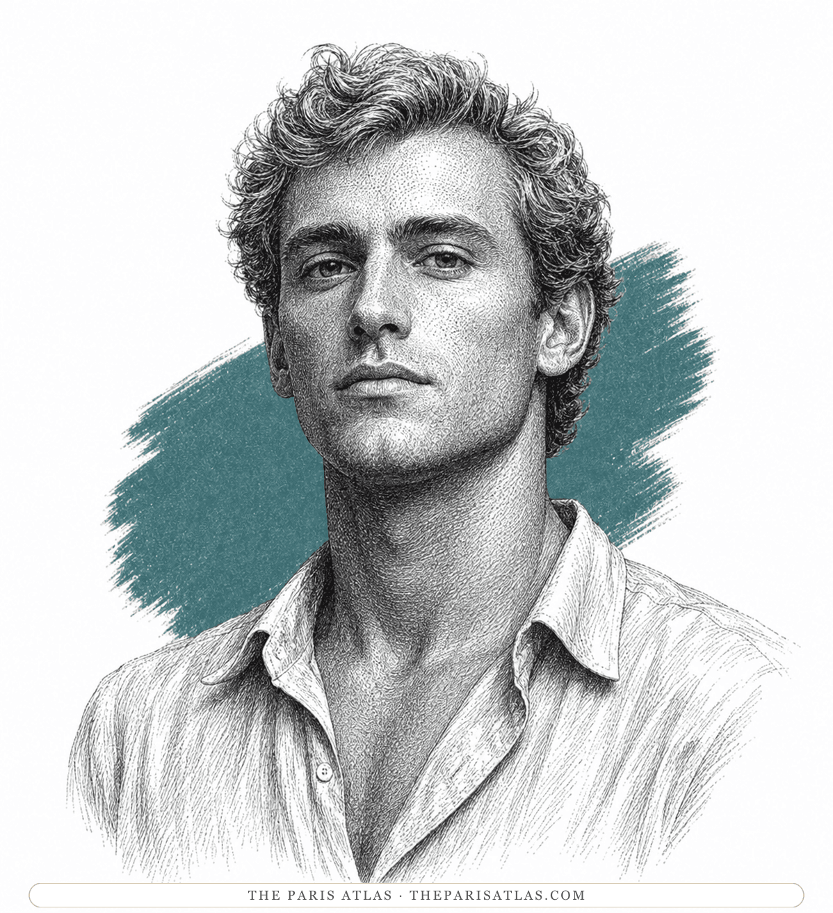 Illustrated portrait of Oliver