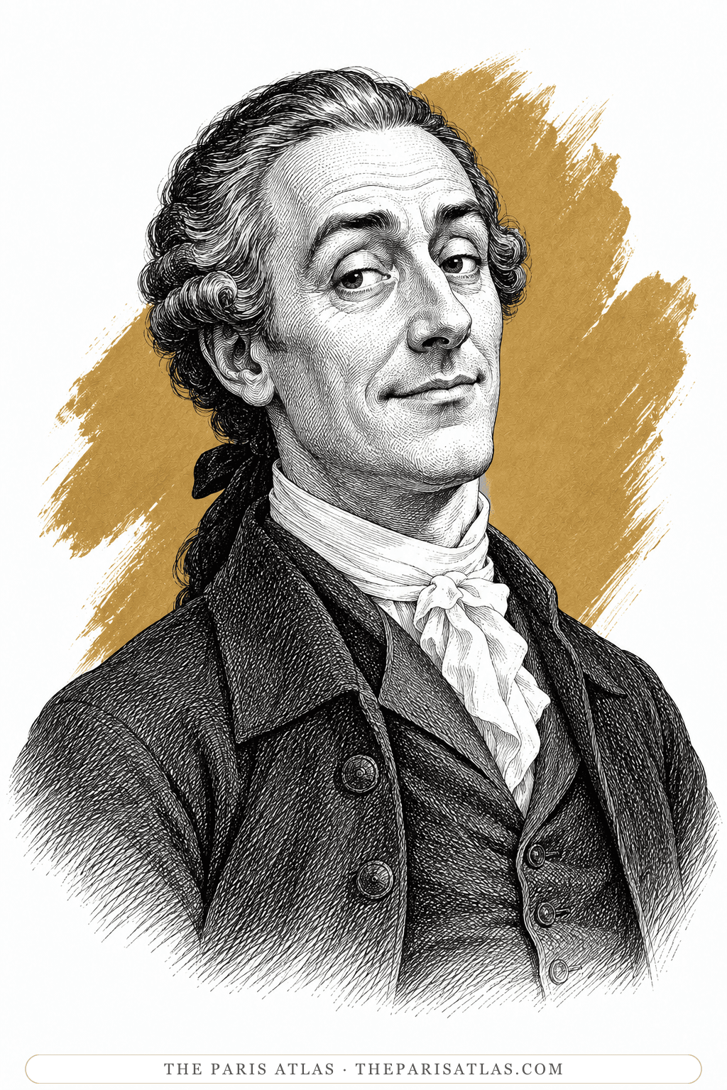 Illustrated portrait of Pangloss