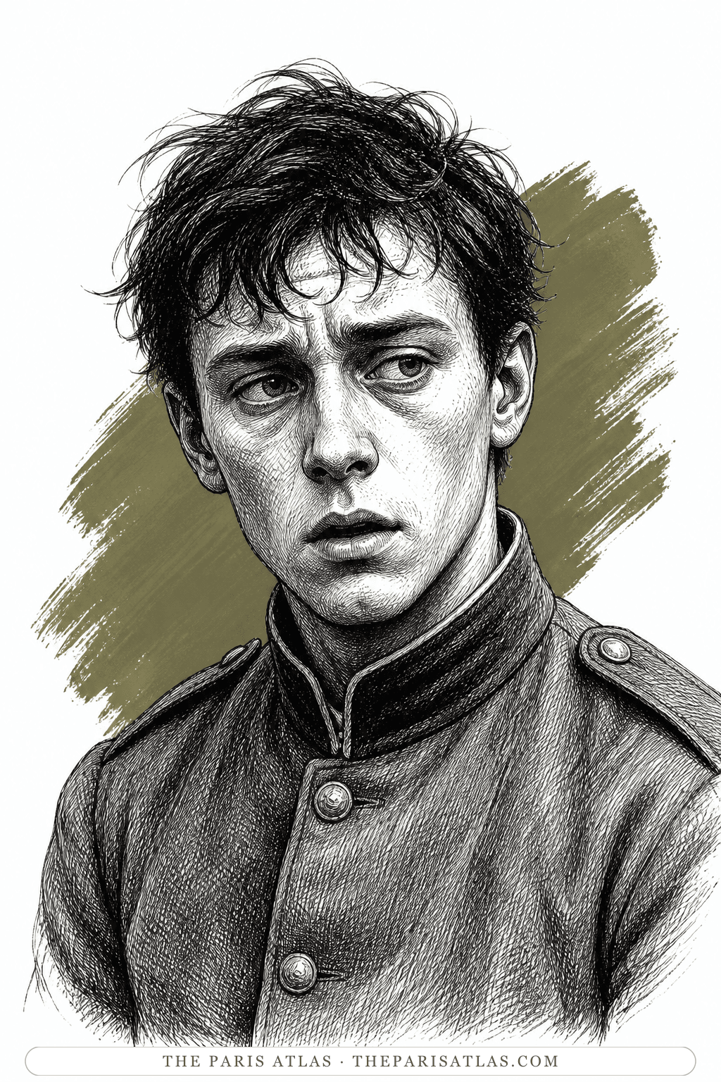 Illustrated portrait of Ferdinand