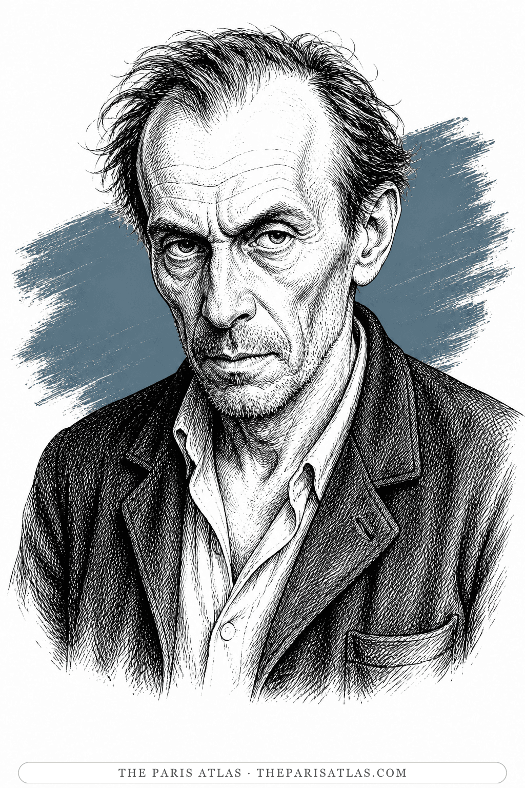 Illustrated portrait of Ferdinand
