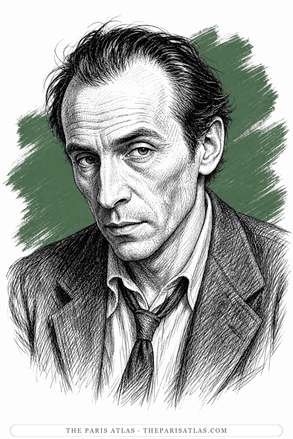 Illustrated portrait of La Vigue