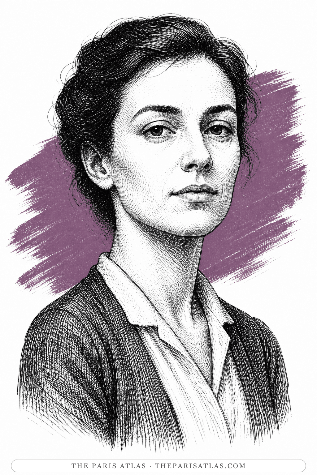 Illustrated portrait of Lili