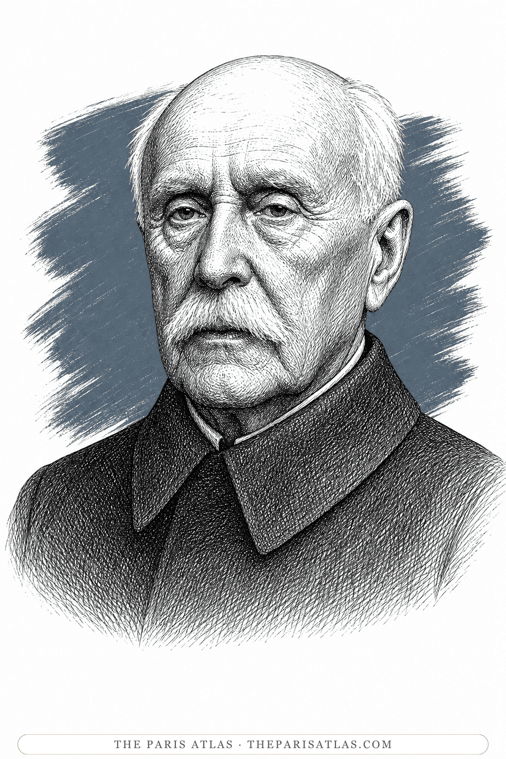 Illustrated portrait of Marshal Pétain