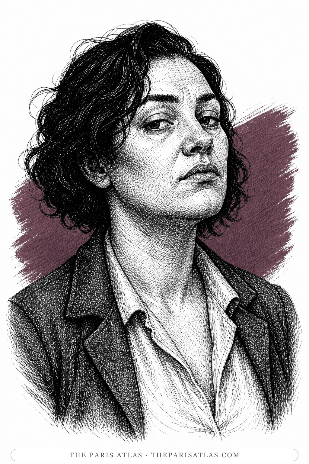 Illustrated portrait of Katinka