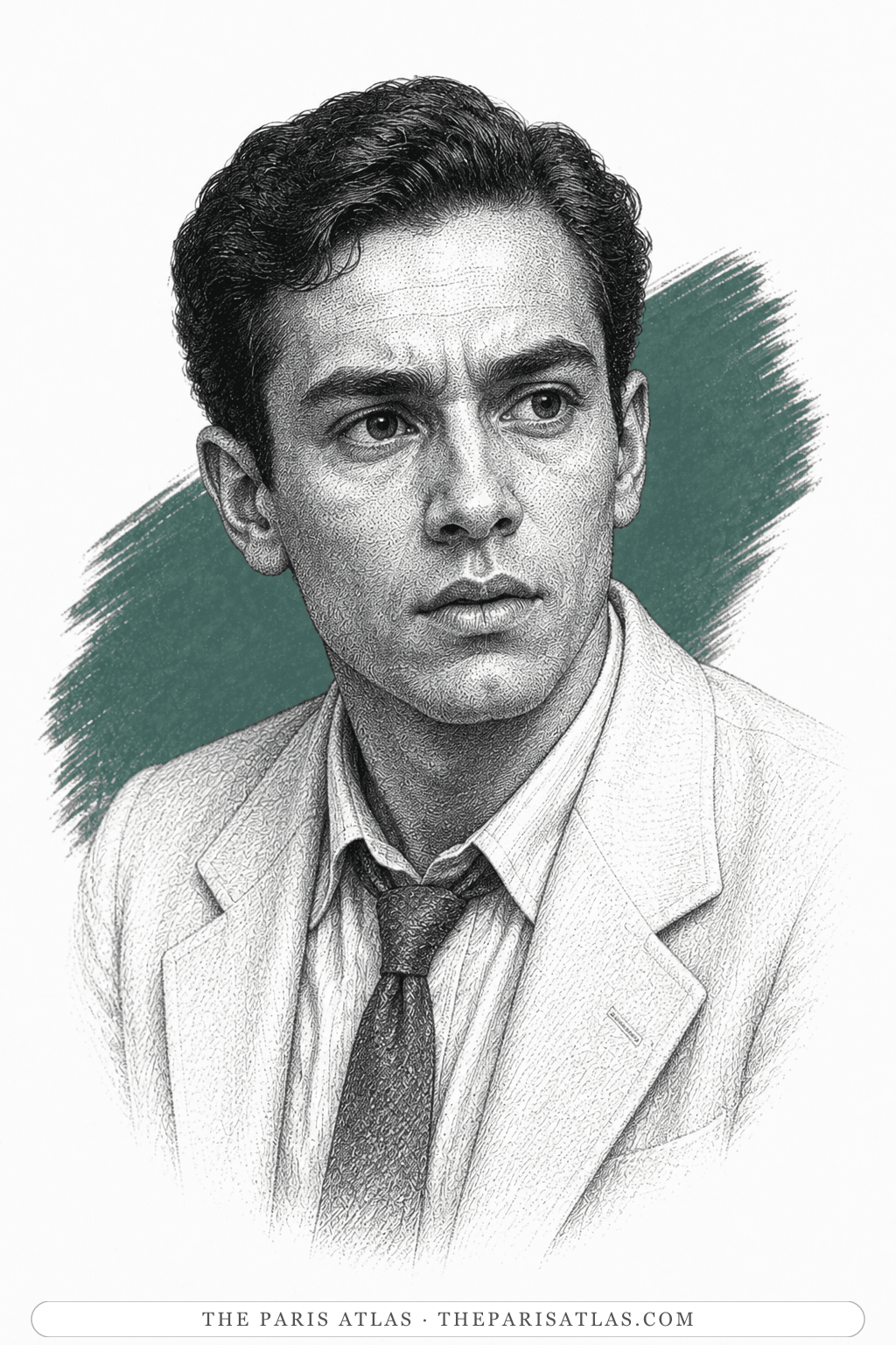 Illustrated portrait of Cristo Bedoya
