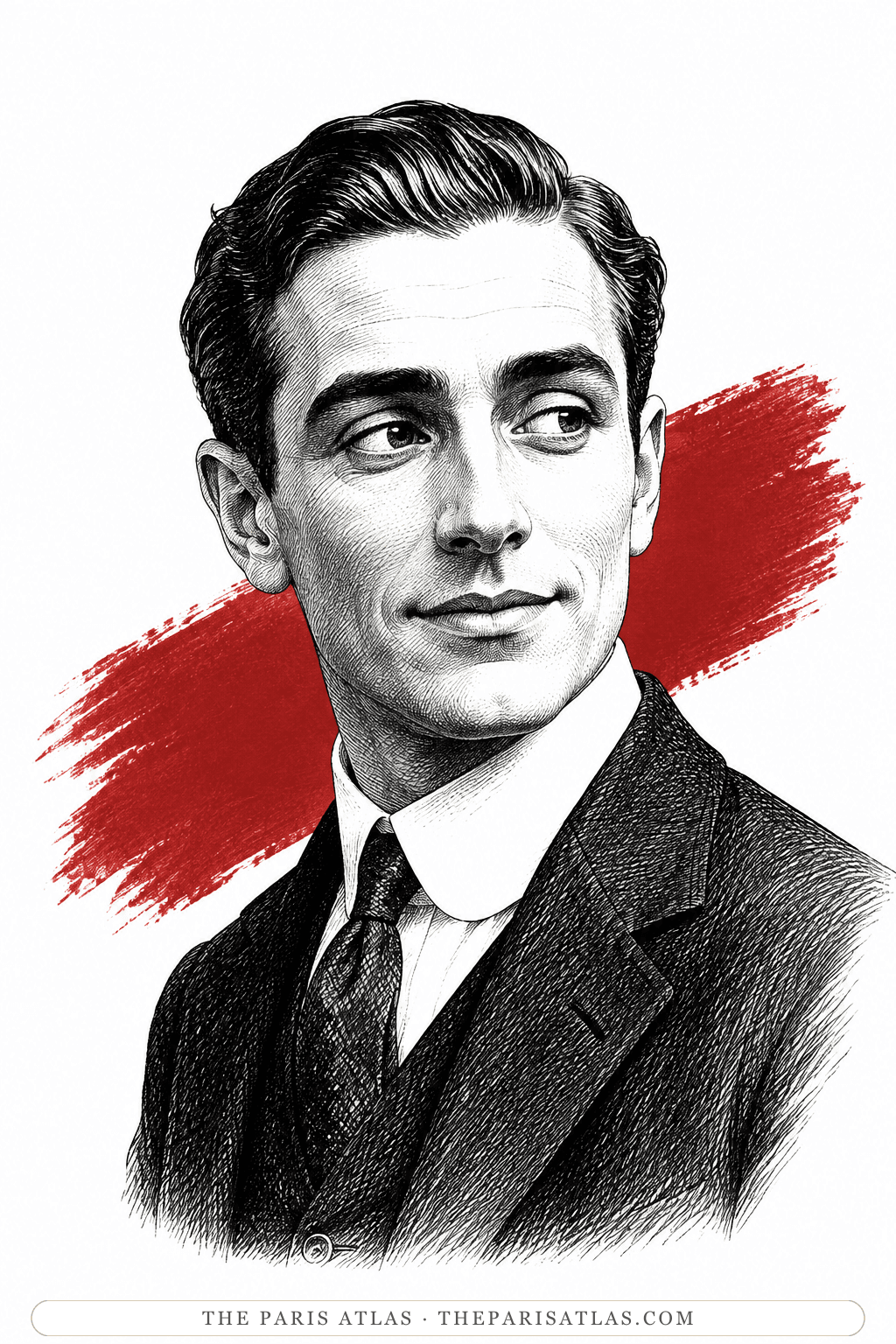 Illustrated portrait of Tito Arnaudi