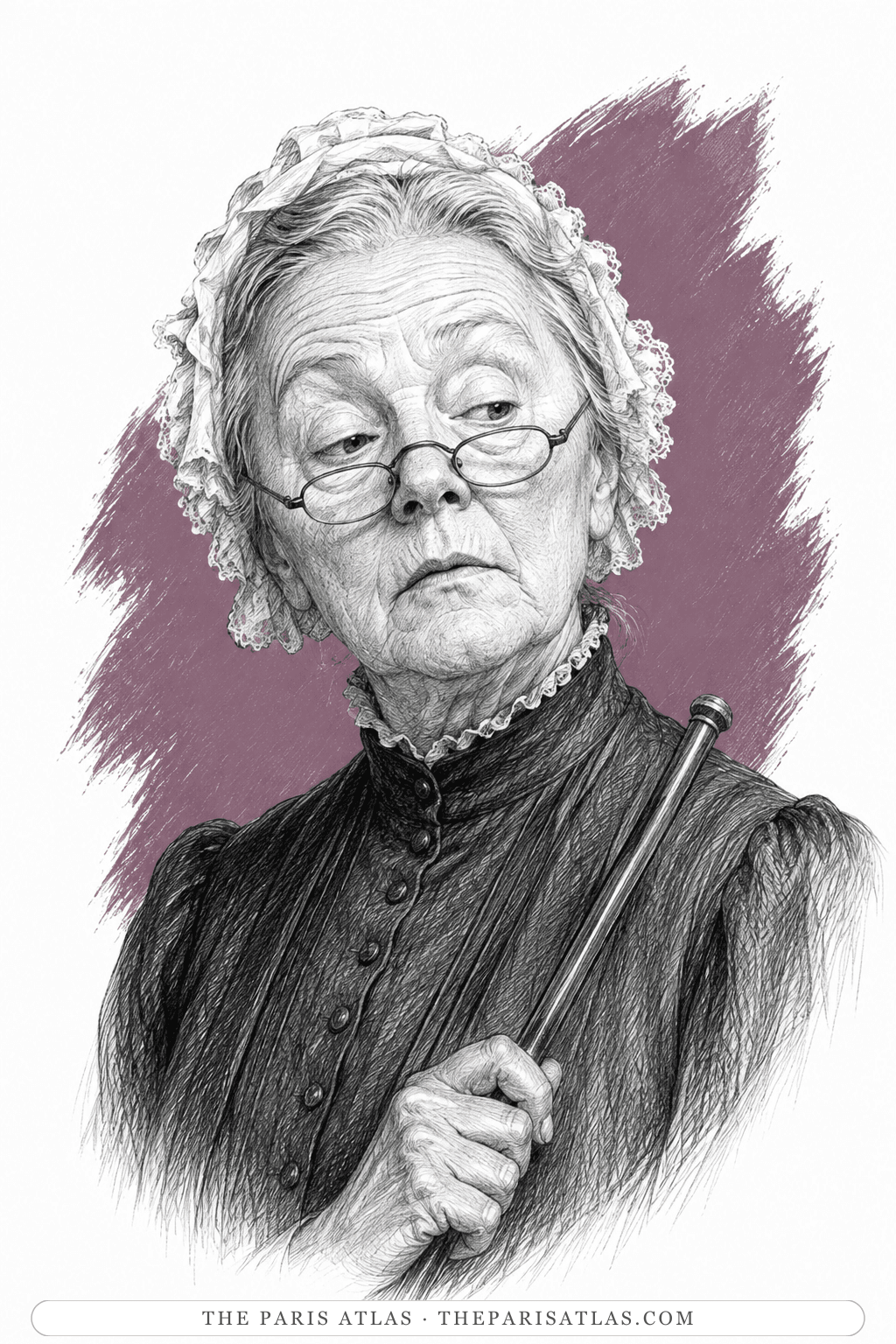 Illustrated portrait of Mother Howlett