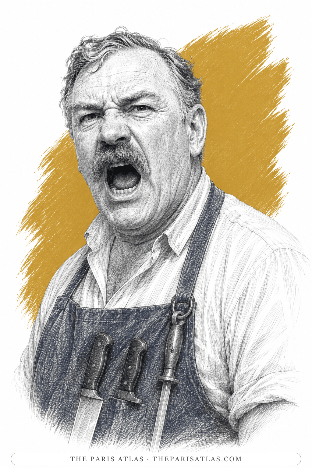 Illustrated portrait of Old Gravitt