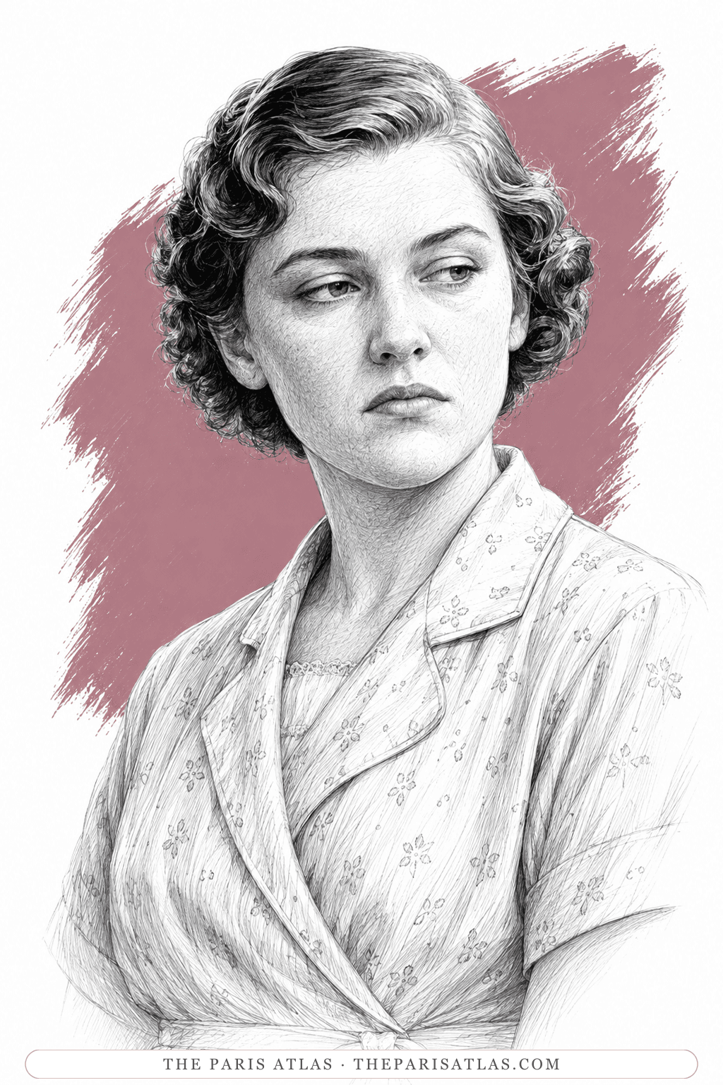 Illustrated portrait of The girl at Wendy's Teashop