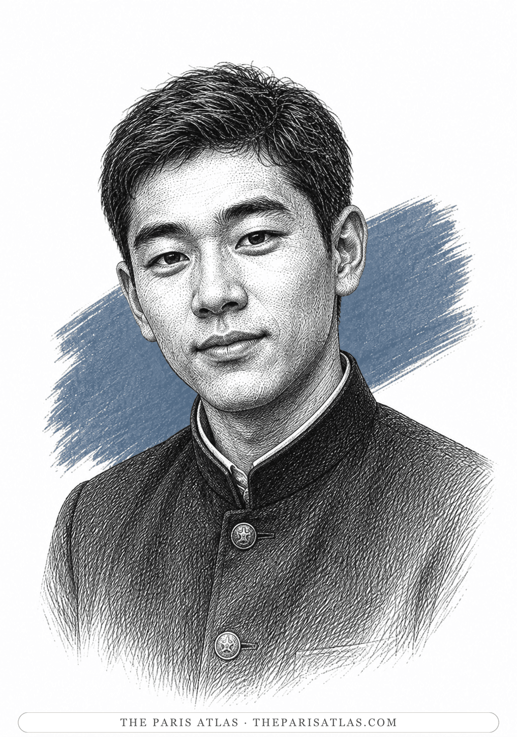 Illustrated portrait of Kusano