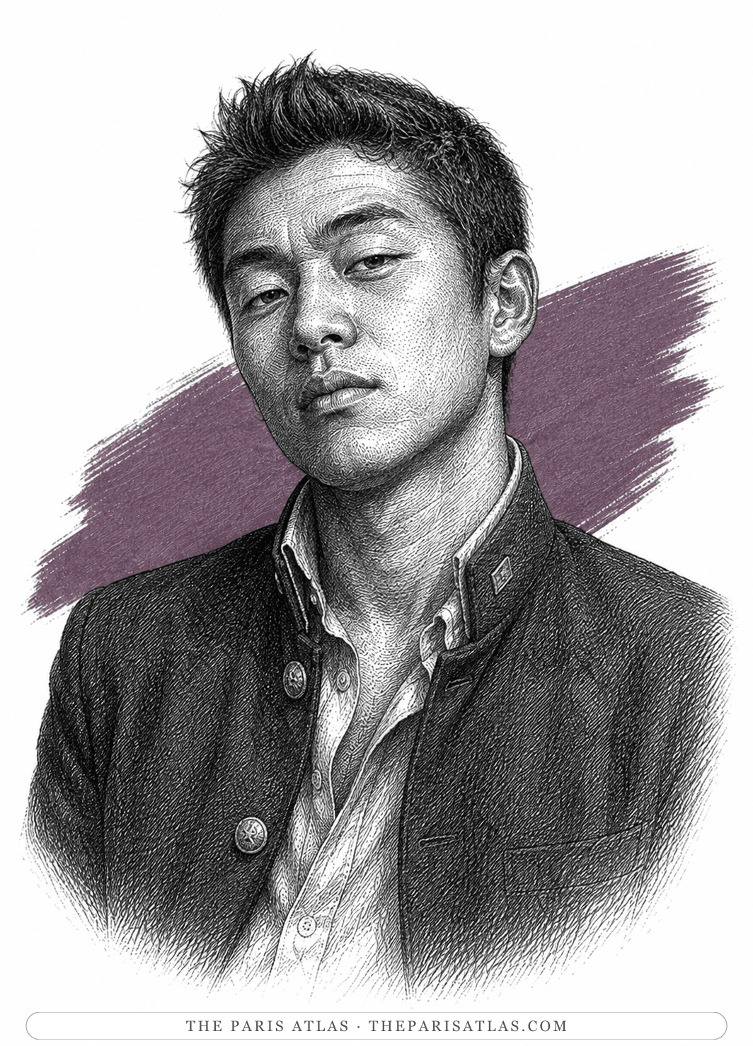 Illustrated portrait of Omi