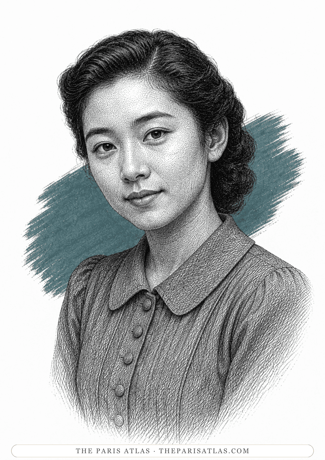 Illustrated portrait of Sonoko