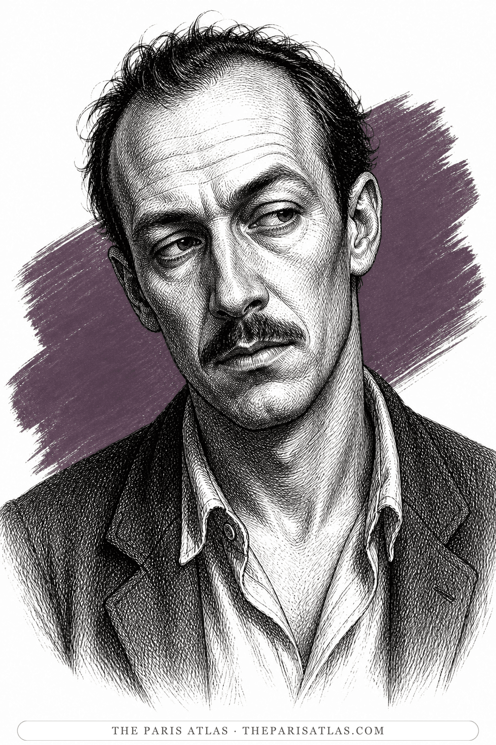Illustrated portrait of Tony Bring