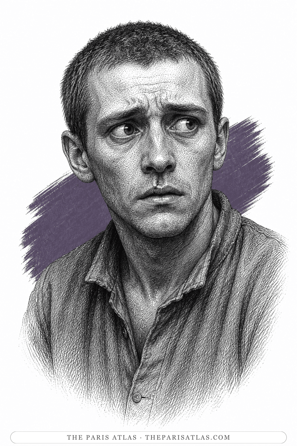 Illustrated portrait of Hare-lip
