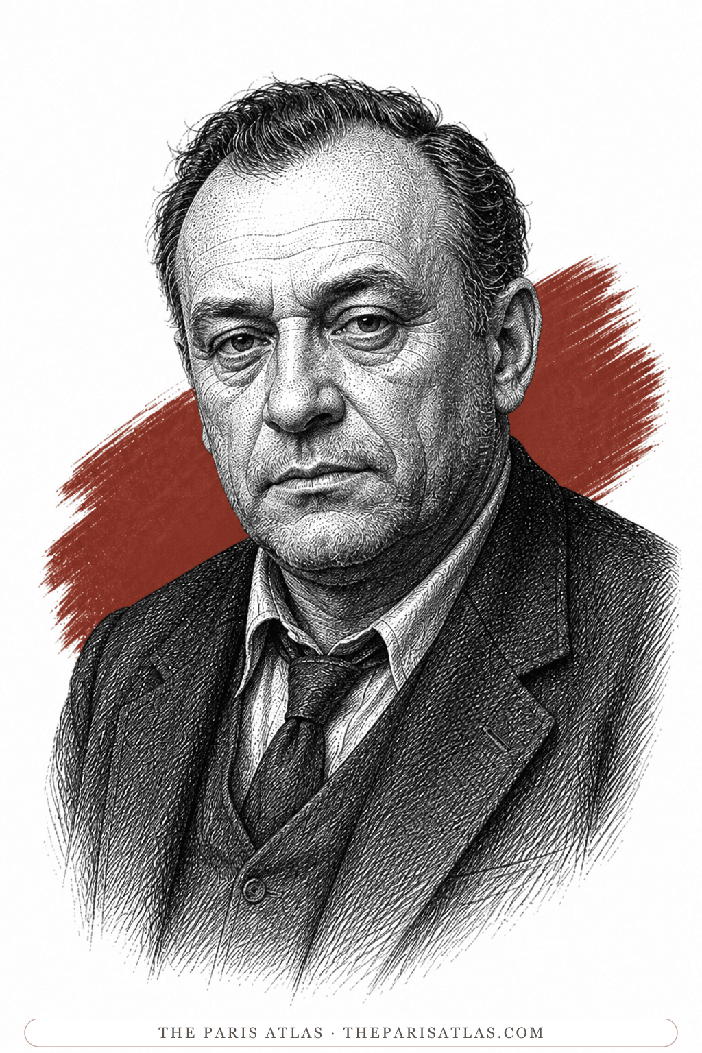 Illustrated portrait of Ivanov