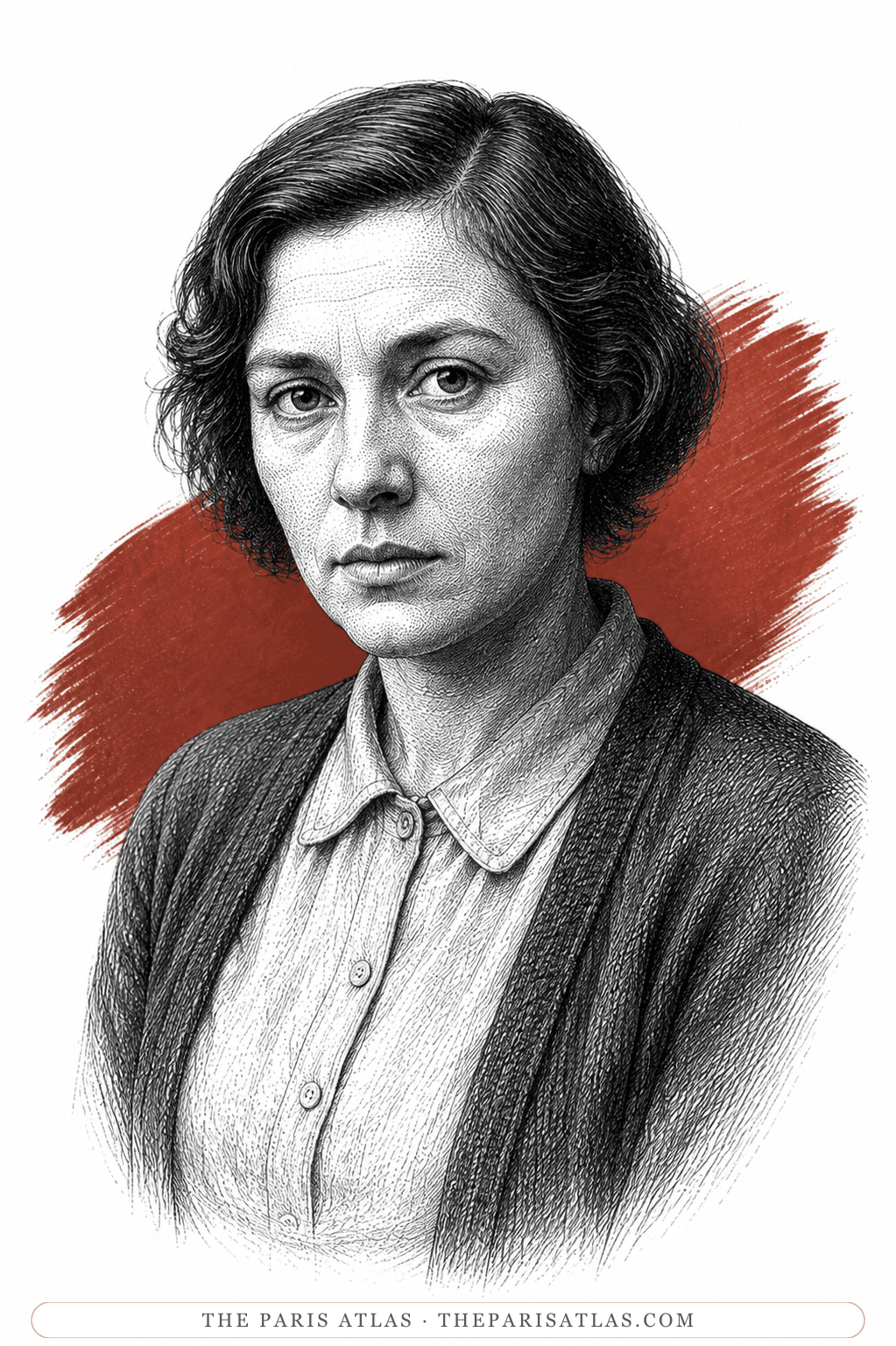 Illustrated portrait of Vera Wassilijovna