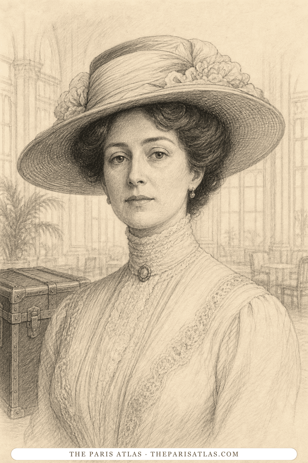 Illustrated portrait of Tadzio's Mother