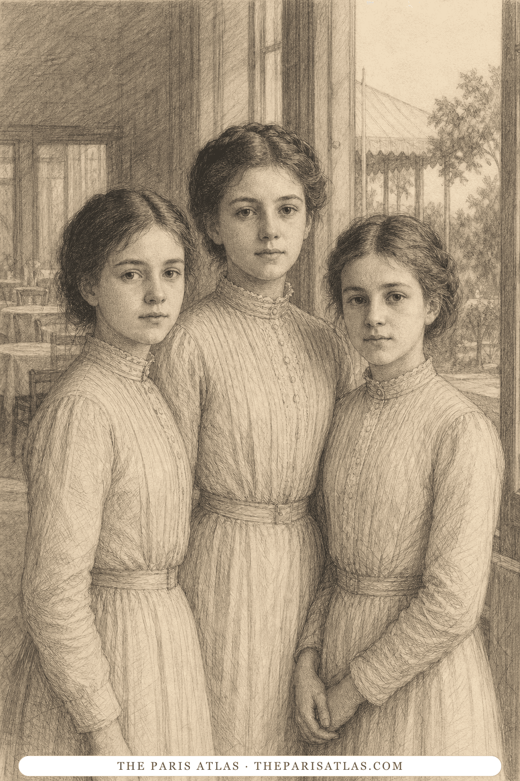 Illustrated portrait of Tadzio's Sisters