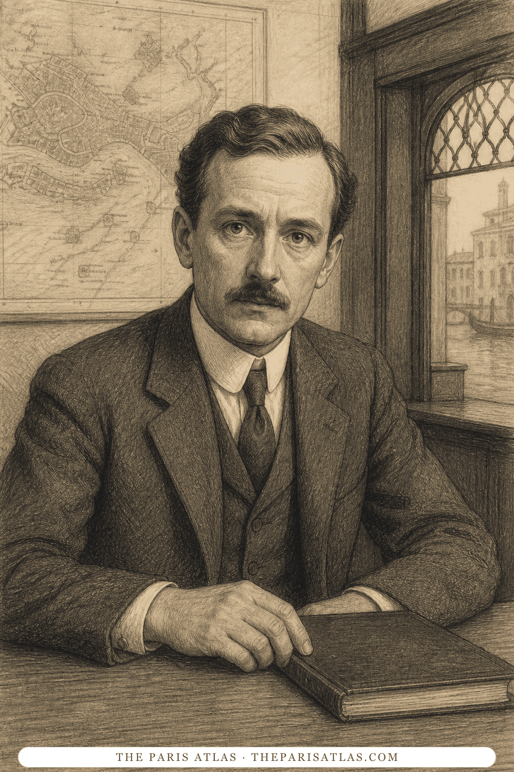 Illustrated portrait of The English Travel Clerk