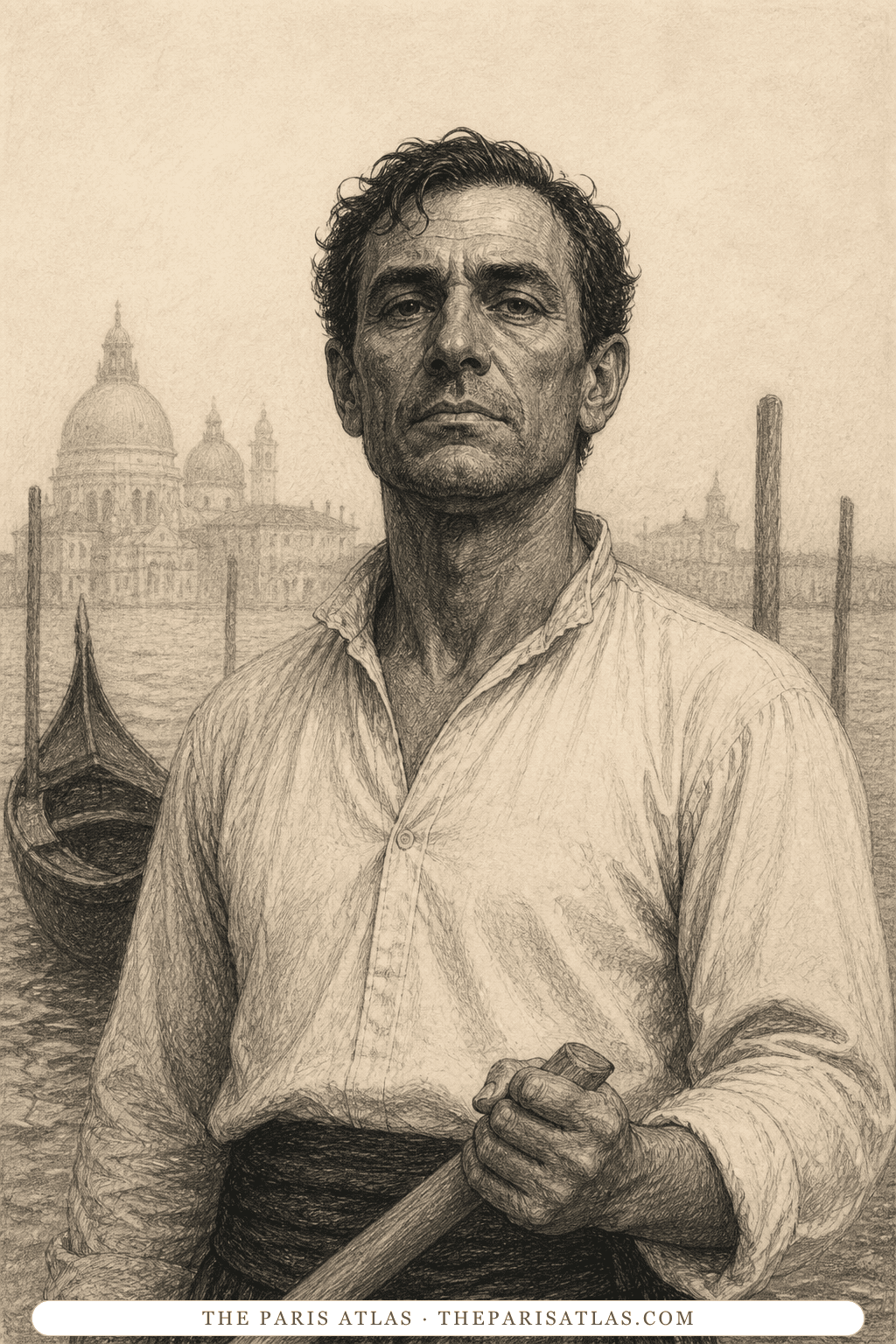 Illustrated portrait of The Gondolier