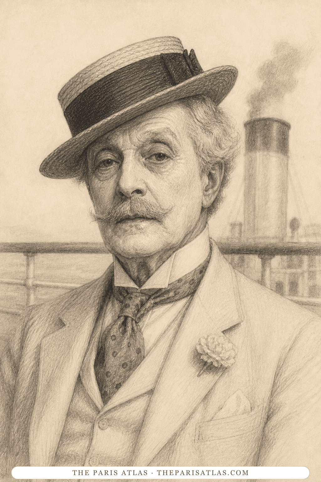 Illustrated portrait of The Old Dandy